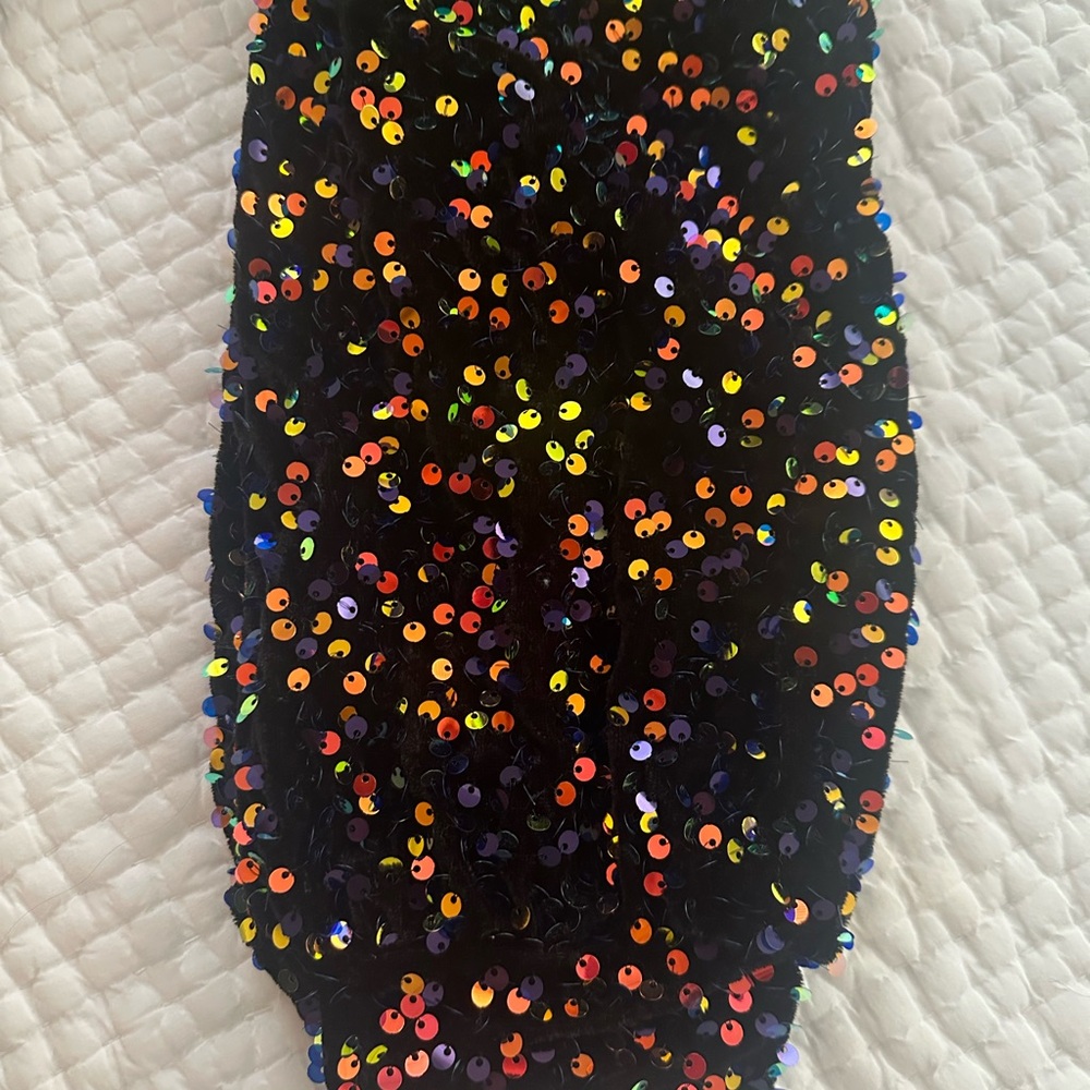 Sequin Black Skirt